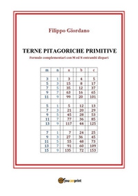 Terne pitagoriche primitive. Formule complementari con M ed N entrambi dispari - Librerie.coop