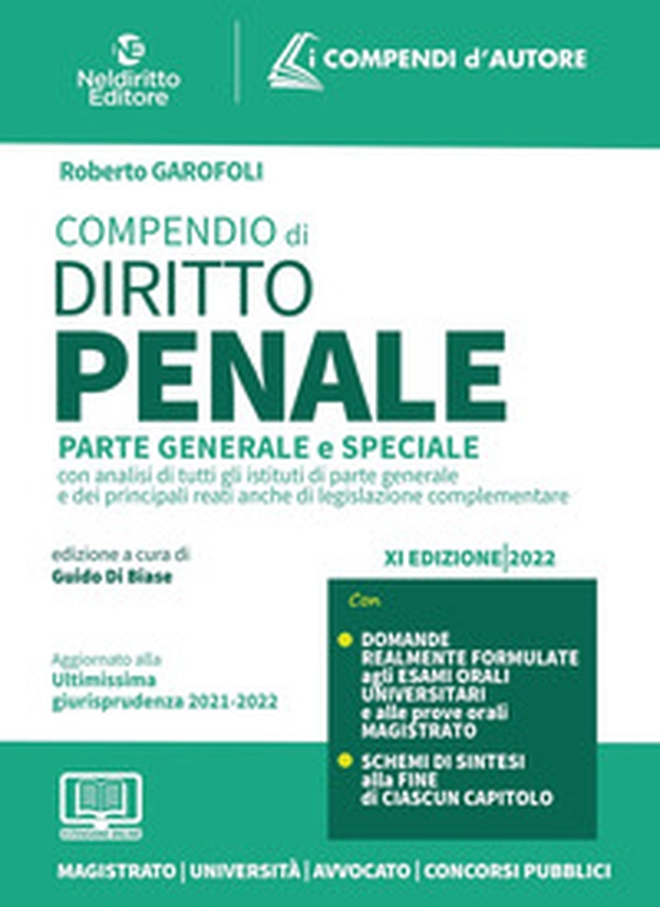 Compendio di diritto penale. Parte generale e speciale - Librerie.coop Compendio di diritto penale. Parte generale e speciale - Librerie.coop
