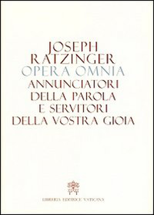 Opera omnia di Joseph Ratzinger - Vol. 12 - Librerie.coop Opera omnia di Joseph Ratzinger - Vol. 12 - Librerie.coop