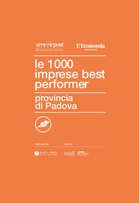 Le 1000 imprese best performer. Provincia di Padova - Librerie.coop Le 1000 imprese best performer. Provincia di Padova - Librerie.coop