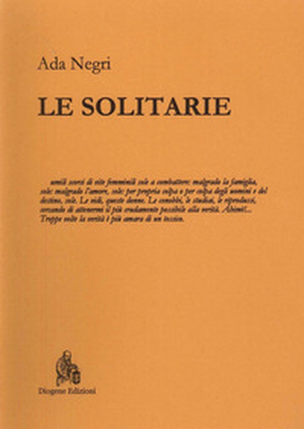 Le solitarie - Librerie.coop Le solitarie - Librerie.coop
