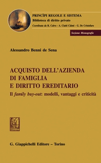 Acquisto dell’azienda di famiglia e diritto ereditario - e-Book - Librerie.coop Acquisto dell’azienda di famiglia e diritto ereditario - e-Book - Librerie.coop