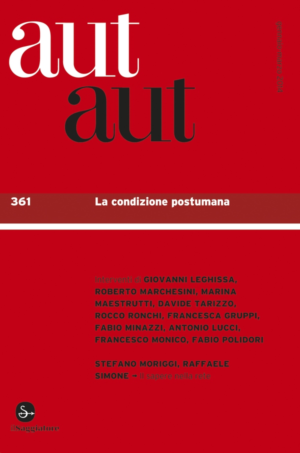 Aut Aut n. 361 - Librerie.coop Aut Aut n. 361 - Librerie.coop