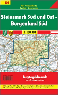 Styria south east, Burgenland south 1:100.000 - Librerie.coop