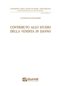 Contributo allo studio della vendita in danno - Librerie.coop