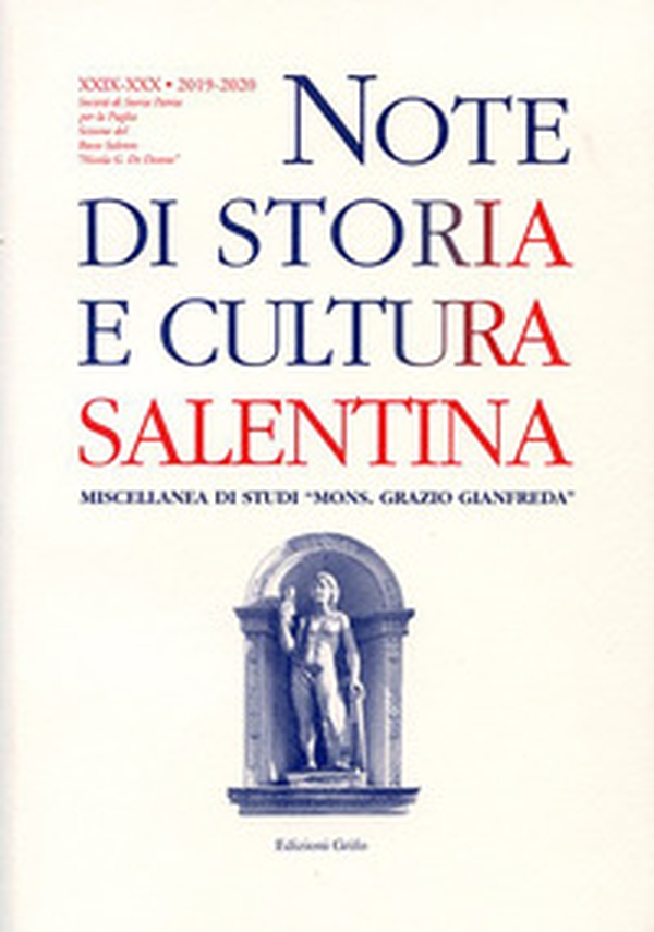 Note di storia e cultura salentina - Librerie.coop Note di storia e cultura salentina - Librerie.coop