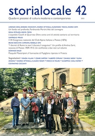Storia locale. Quaderni pistoiesi di cultura moderna e contemporanea - Vol. 42 - Librerie.coop
