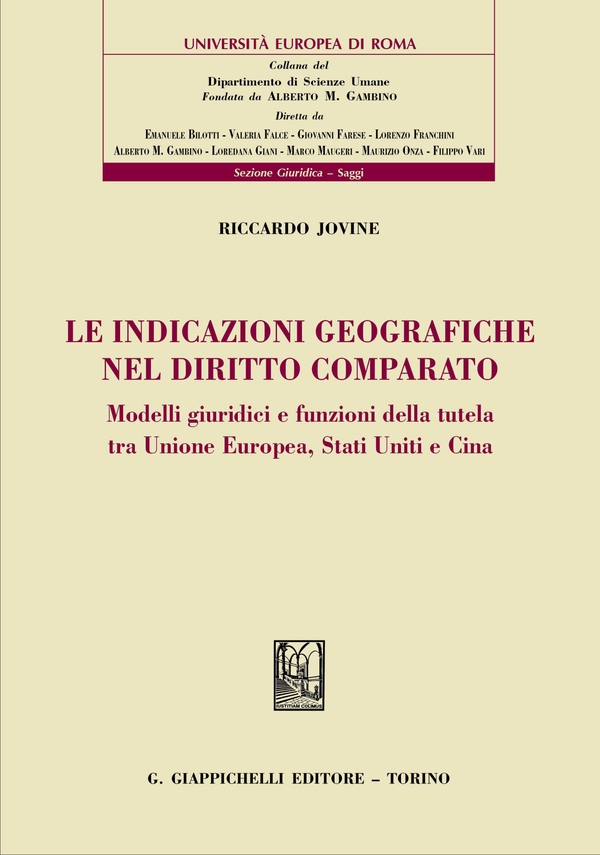 Le indicazioni geografiche nel diritto comparato - Librerie.coop