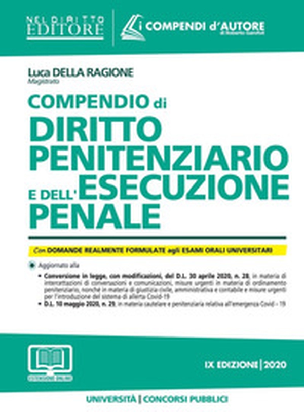 Compendio di diritto penitenziario e dell'esecuzione penale - Librerie.coop Compendio di diritto penitenziario e dell'esecuzione penale - Librerie.coop