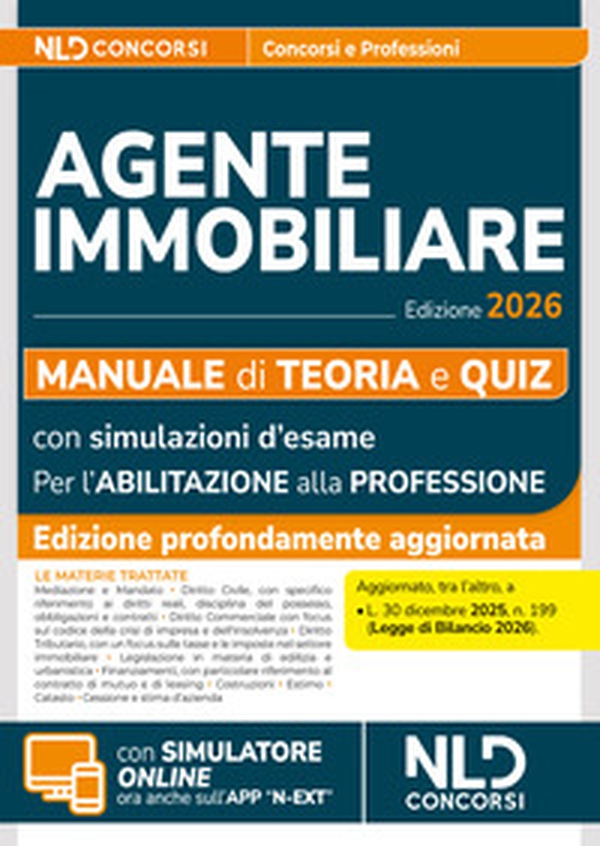 Manuale agente immobiliare 2026. Teoria e quiz per l'abilitazione alla professione - Librerie.coop