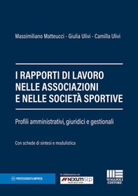 I rapporti di lavoro nelle associazioni e nelle società sportive - Librerie.coop