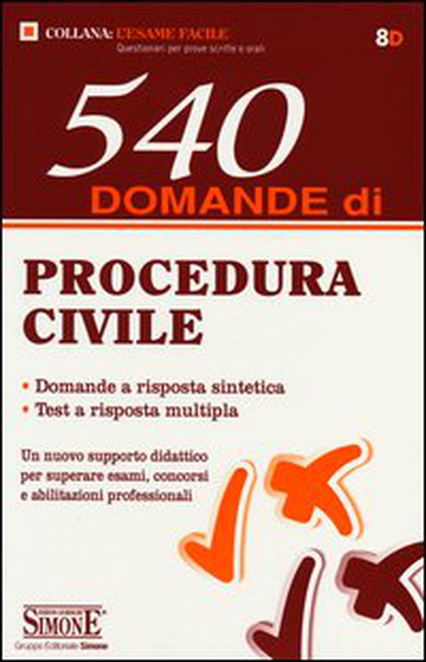 540 domande procedura civile - Librerie.coop 540 domande procedura civile - Librerie.coop