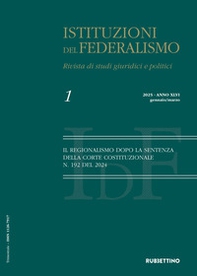 Istituzioni del federalismo. Rivista di studi giuridici e politici - Vol. 1 - Librerie.coop Istituzioni del federalismo. Rivista di studi giuridici e politici - Vol. 1 - Librerie.coop