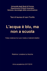 L&#39;acqua è blu, ma non a scuola - Librerie.coop