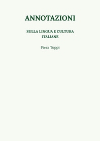 Annotazioni sulla lingua e cultura italiane - Librerie.coop
