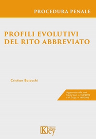 Profili evolutivi del rito abbreviato - Librerie.coop