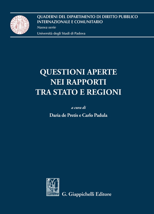 Questioni aperte nei rapporti tra Stato e Regioni - e-Book - Librerie.coop Questioni aperte nei rapporti tra Stato e Regioni - e-Book - Librerie.coop