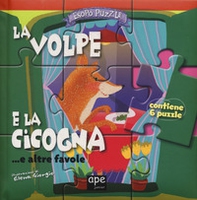 La volpe e la cicogna... e altre favole. Esopo puzzle - Librerie.coop