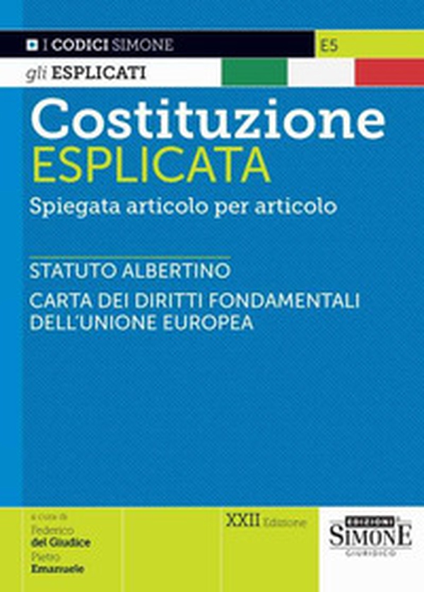Costituzione esplicata. Spiegata articolo per articolo - Librerie.coop Costituzione esplicata. Spiegata articolo per articolo - Librerie.coop