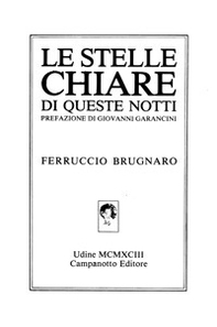 Le stelle chiare di queste notti - Librerie.coop