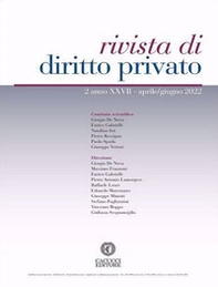 Rivista di diritto privato - Librerie.coop