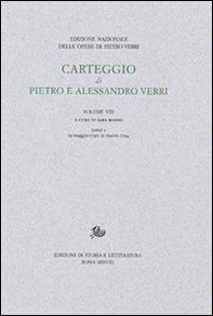 Carteggio di Pietro e Alessandro Verri - Librerie.coop