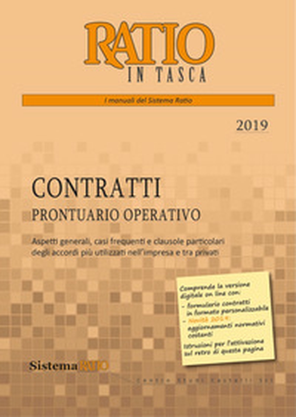 Contratti. Prontuario operativo 2019 - Librerie.coop Contratti. Prontuario operativo 2019 - Librerie.coop
