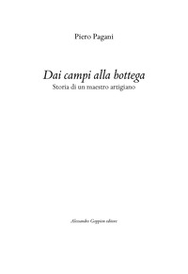 Dai campi alla bottega - Librerie.coop Dai campi alla bottega - Librerie.coop