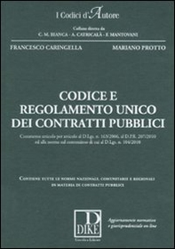 Codice e regolamento unico dei contratti pubblici - Librerie.coop