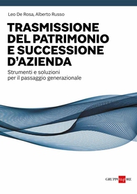 Trasmissione del patrimonio e successione d'azienda - Librerie.coop