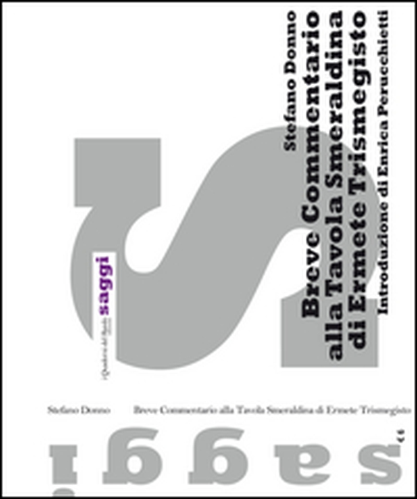 Breve commentario alla Tavola Smeraldina di Ermete Trismegisto - Librerie.coop Breve commentario alla Tavola Smeraldina di Ermete Trismegisto - Librerie.coop