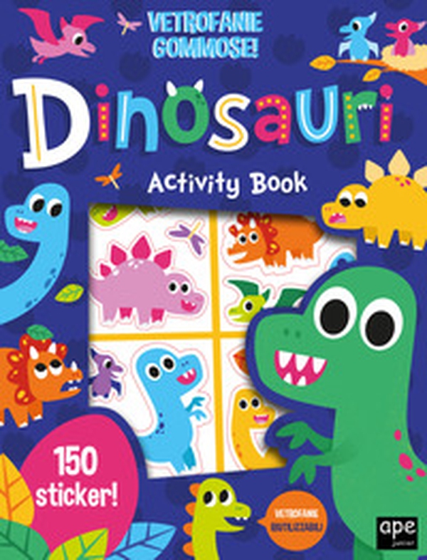 Vetrofanie gommose dinosauri - Librerie.coop Vetrofanie gommose dinosauri - Librerie.coop