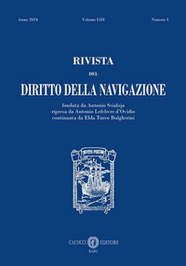 Rivista del diritto della navigazione - Vol. 1 - Librerie.coop Rivista del diritto della navigazione - Vol. 1 - Librerie.coop