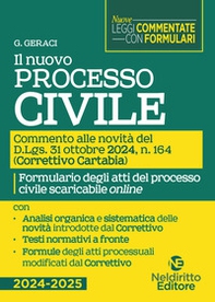 Nuovo processo Civile. Commento alle novità del Decreto Correttivo Cartabia D.Lgs. 31 ottobre 2024, n. 164 - Librerie.coop Nuovo processo Civile. Commento alle novità del Decreto Correttivo Cartabia D.Lgs. 31 ottobre 2024, n. 164 - Librerie.coop