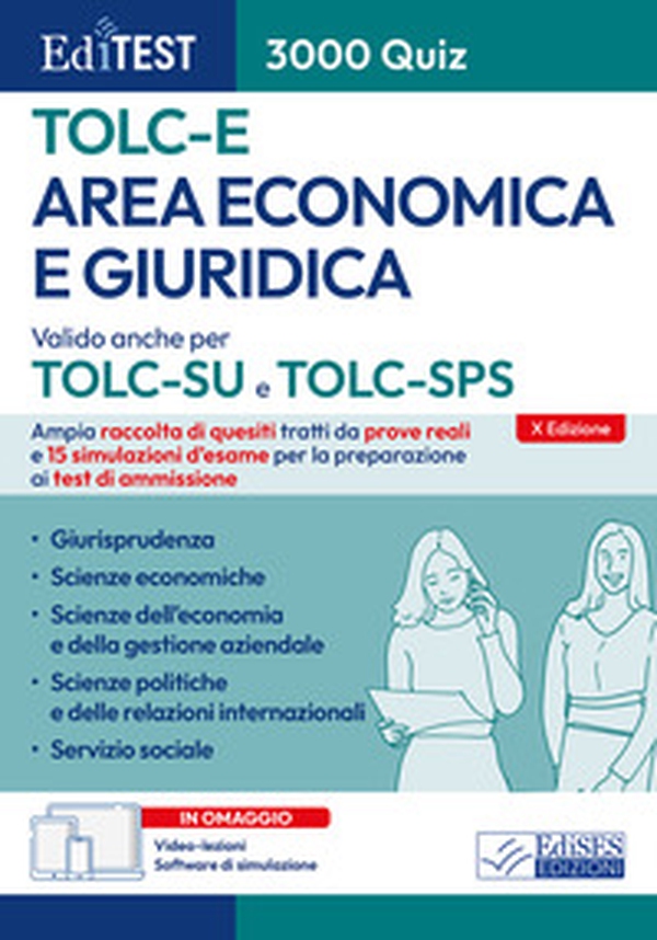 EdiTEST. Area economica e giuridica. 3000 quiz - Librerie.coop