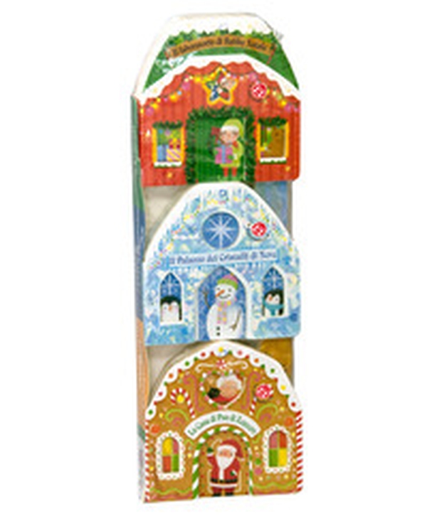 Le mie casette di Natale: La Casa di Pan di Zenzero-Il Laboratorio di Babbo Natale-Il Palazzo dei Cristalli di Neve - Librerie.coop Le mie casette di Natale: La Casa di Pan di Zenzero-Il Laboratorio di Babbo Natale-Il Palazzo dei Cristalli di Neve - Librerie.coop