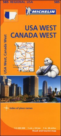 USA West, Canada West 1:2.400.000 - Librerie.coop