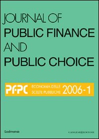 Journal of public finance and public choice. Economia delle scelte pubbliche - Vol. 1 - Librerie.coop Journal of public finance and public choice. Economia delle scelte pubbliche - Vol. 1 - Librerie.coop