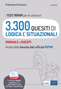 Test RIPAM per le selezioni 3.300 quesiti di logica e situazionali risolti e commentati - Librerie.coop