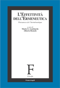 L'effettività dell'ermeneutica. Puissances de l'herméneutique - Librerie.coop L'effettività dell'ermeneutica. Puissances de l'herméneutique - Librerie.coop