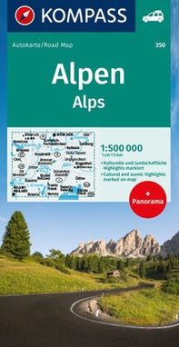Carta stradale n. 350. Alpi - Librerie.coop Carta stradale n. 350. Alpi - Librerie.coop