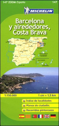 Barcellona-Costa Brava 1:150.000 - Librerie.coop