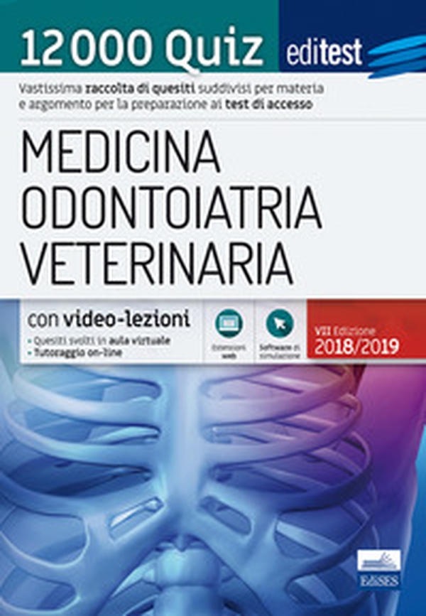 EdiTEST. Medicina, Odontoiatria, Veterinaria. 12000 quiz - Librerie.coop EdiTEST. Medicina, Odontoiatria, Veterinaria. 12000 quiz - Librerie.coop