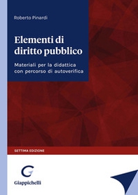 Elementi di diritto pubblico. Materiali per la didattica con percorso di autoverifica - Librerie.coop