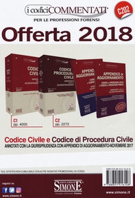 Codice civile-Codice di procedura civile-Appendice di aggiornamento ai codici civile e penale. Annotati con la giurisprudenza - Librerie.coop