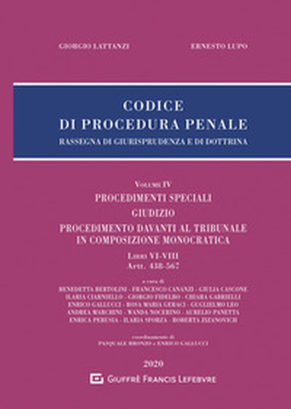 Codice di procedura penale. Rassegna di giurisprudenza e di dottrina - Librerie.coop Codice di procedura penale. Rassegna di giurisprudenza e di dottrina - Librerie.coop