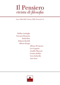 Il Pensiero (1989-1990/1-2) - Librerie.coop Il Pensiero (1989-1990/1-2) - Librerie.coop