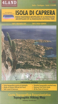 Isola di Caprera. Parco Nazionale Arcipela di La Maddalena-Archipelago of La Maddalena National Park 1:10.000 - Librerie.coop