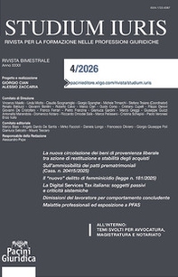Studium iuris. Rivista per la formazione nelle professioni giuridiche - Vol. 4 - Librerie.coop
