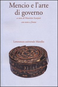 Mencio e l'arte di governo. Testo cinese a fronte - Librerie.coop
